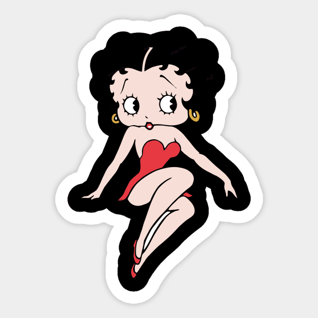 Betty Boop Sticker by JAFARSODIK